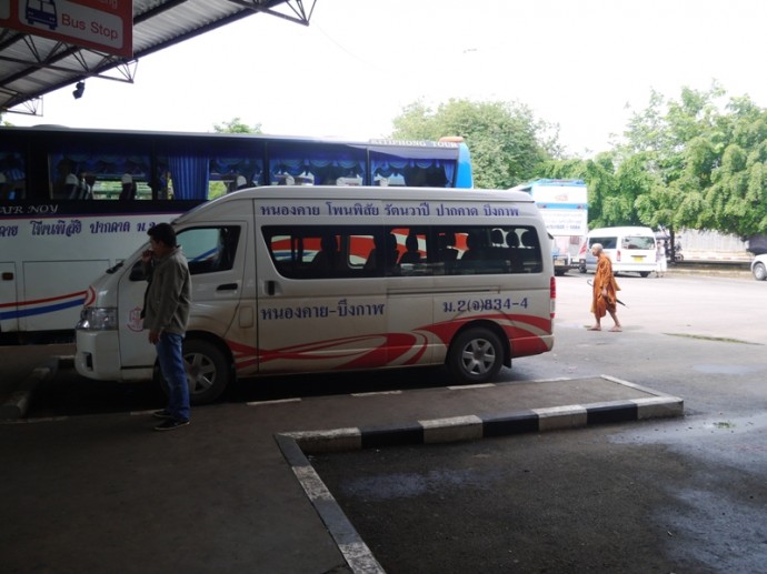 Our Van From Nong Khai To Bueng Kan