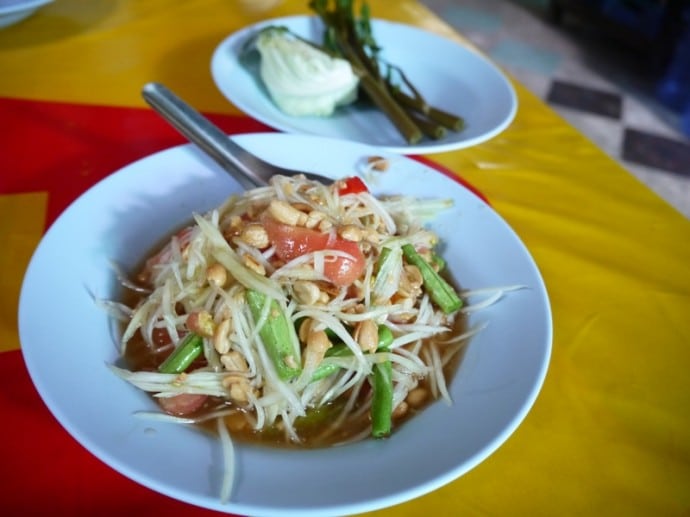 Somtum At Ruen Thai Vegetarian, Khon Kaen, Thailand