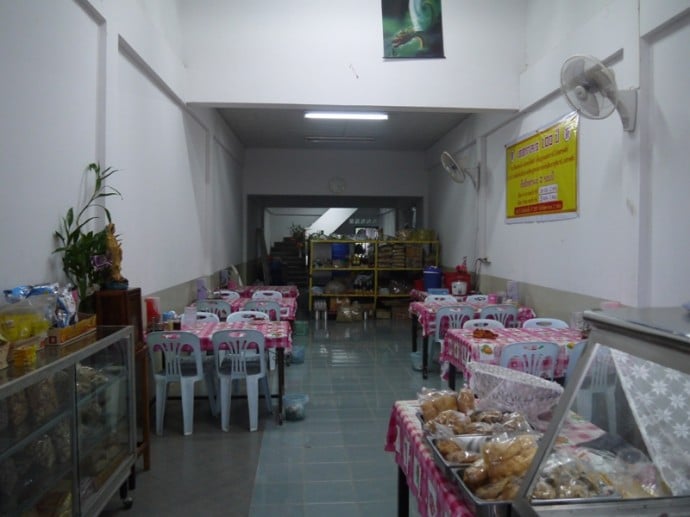 Vegetarian Restaurant, Bueng Kan, Thailand