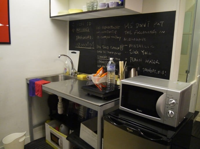 Kitchen Area At Our Hong Kong Airbnb Apartment