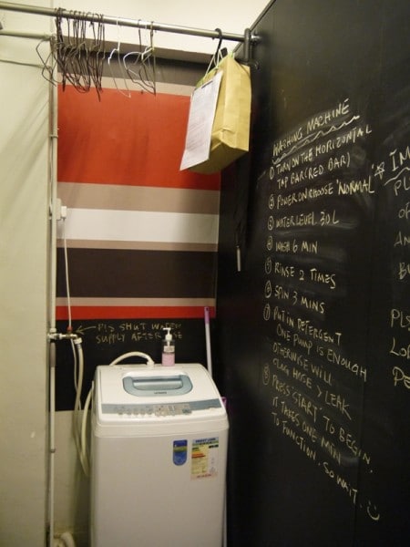 Washing Machine At Our Hong Kong Airbnb Apartment