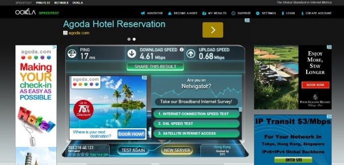 Wifi Speed Test At Our Airbnb Apartment In Hong Kong