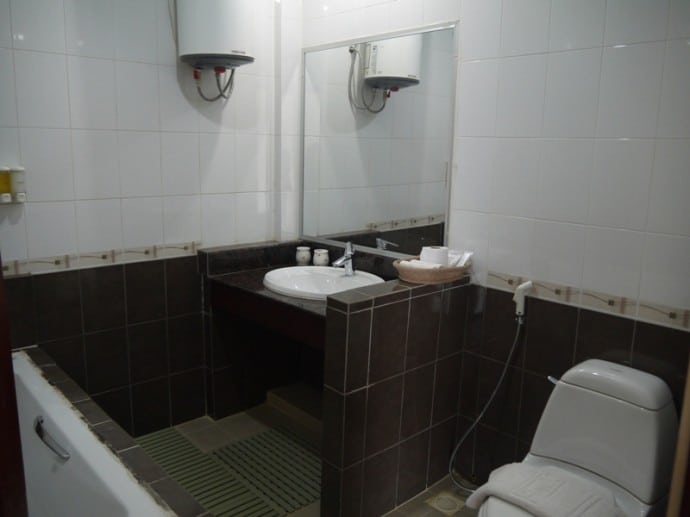 Bathroom At AV Hotel, Vientiane