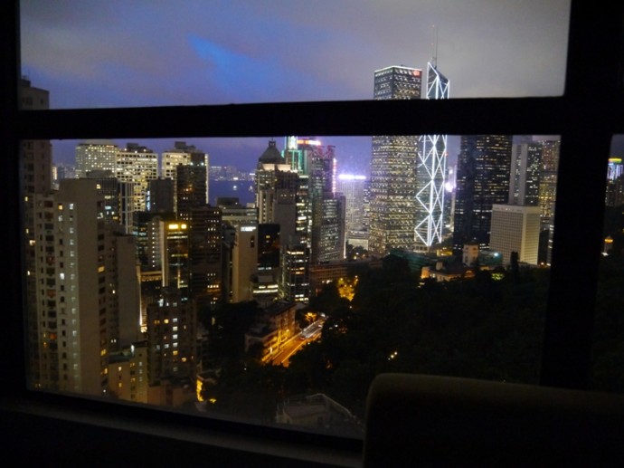 Night View From Our Room At Bishop Lei International Hotel, Hong Kong