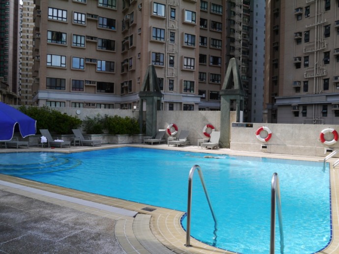 Swimming Pool At Bishop Lei International Hotel, Hong Kong