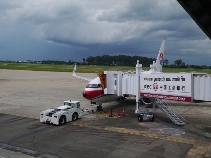 China Eastern Airlines At Vientiane Airport