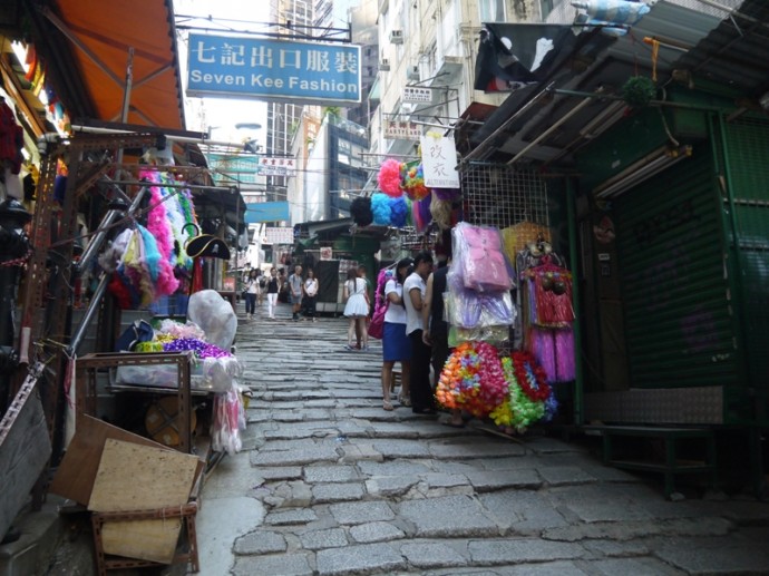 A Hong Kong Ladder Street On Hong Kong Island