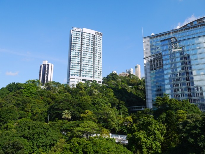 View From The Vantage Point In Hong Kong Park