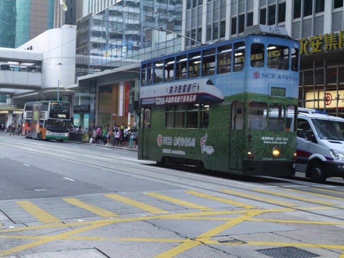 One Of Hong Kong's Historic Trams