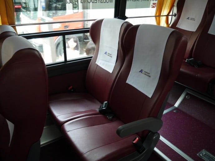 Seats On Incheon Airport Limousine Bus, Seoul