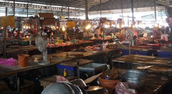 Khua Din Market, Vientiane