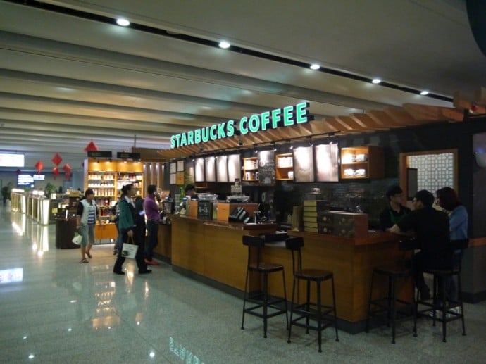 Starbucks At Kunming Airport, China