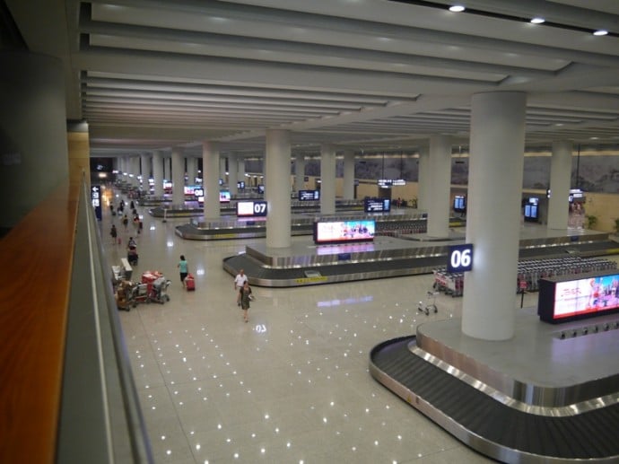 Baggage Reclaim Area At Kunming Airport