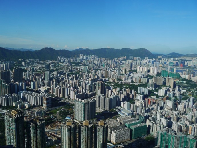 Skyscrapers In Kowloon, Hong Kong