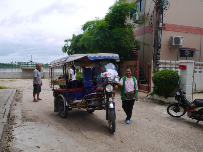 Our Tuk Tuk To The Thai-Lao Friendship Bridge