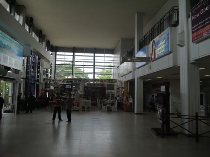 Cafes At Vientiane Airport, Laos