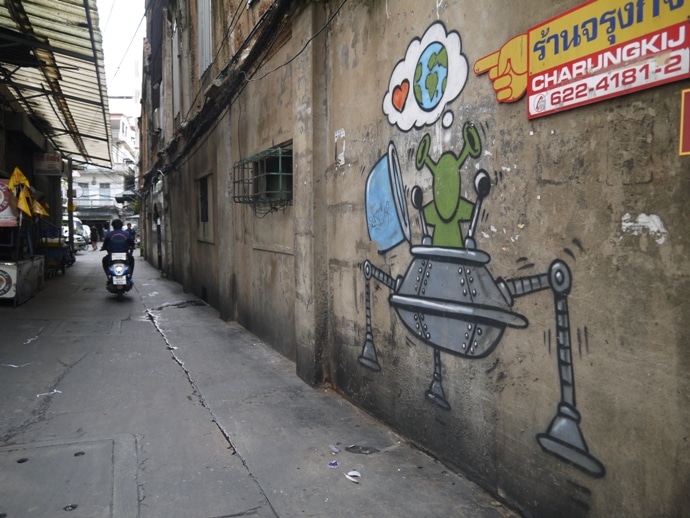 Street Art in Bangkok's Chinatown