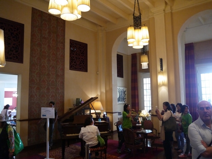 Reception Room At French Ambassador's Residence In Bangkok