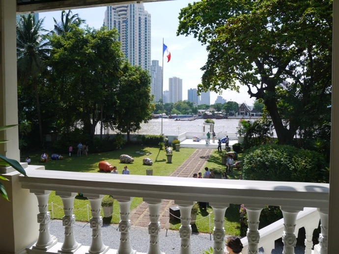 View From Balcony At French Ambassador's Residence, Bangkok