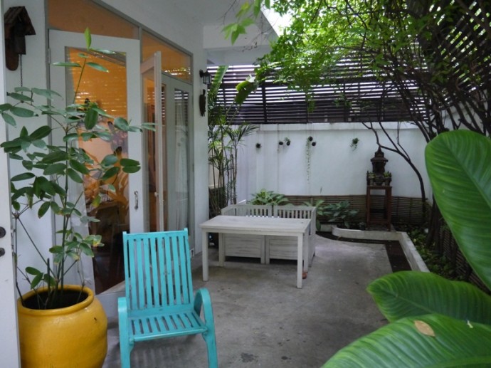 Terrace Outside Our Room At Lttlest Guesthouse, Bangkok