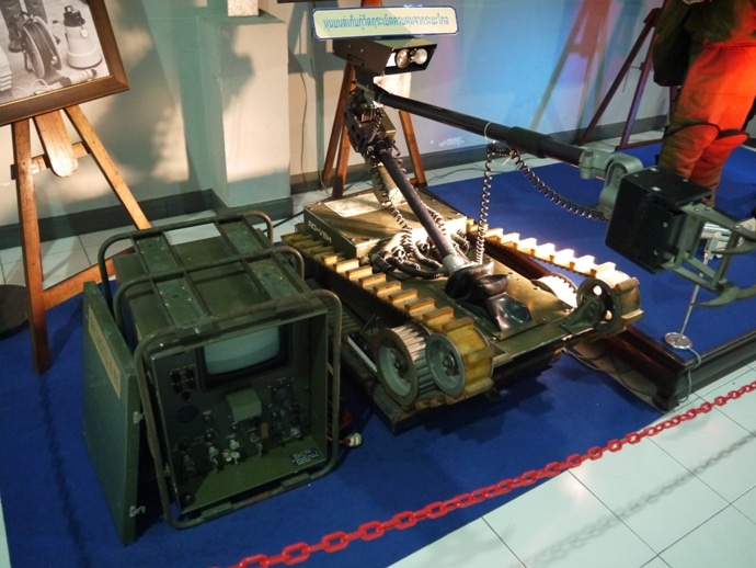 Bomb Disposal Robot At Royal Thai Air Force Museum