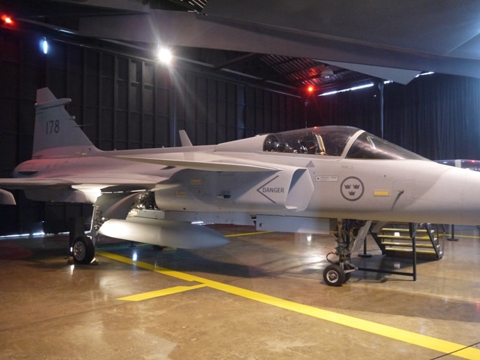 Gripen On Display At Royal Thai Air Force Museum