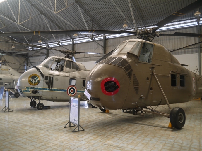 Two Sikorsky Helicopters On Display At Royal Thai Air Force Museum