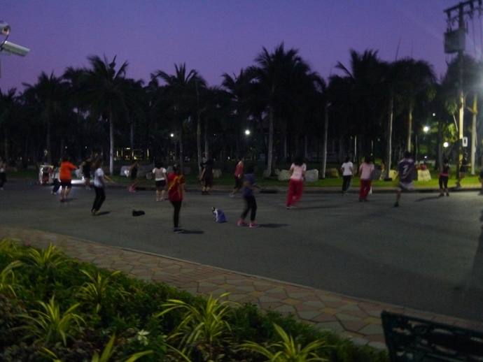 Evening Aerobics At Lumphini Park, Bangkok