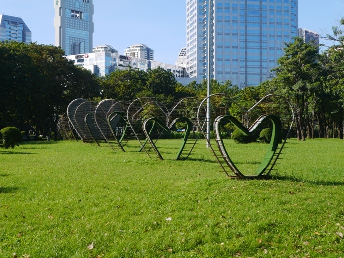 Heart Sculpture At Lumphini Park, Bangkok