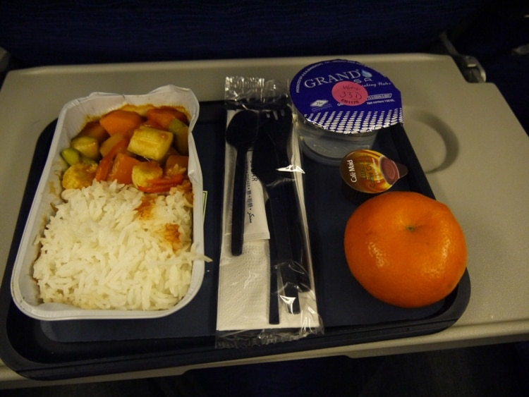 Light Meal Just Before Landing At London Heathrow