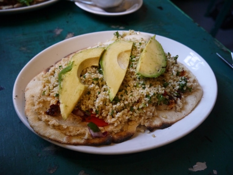 Moroccan Flatbread At Chapel Arts Cafe, Bath