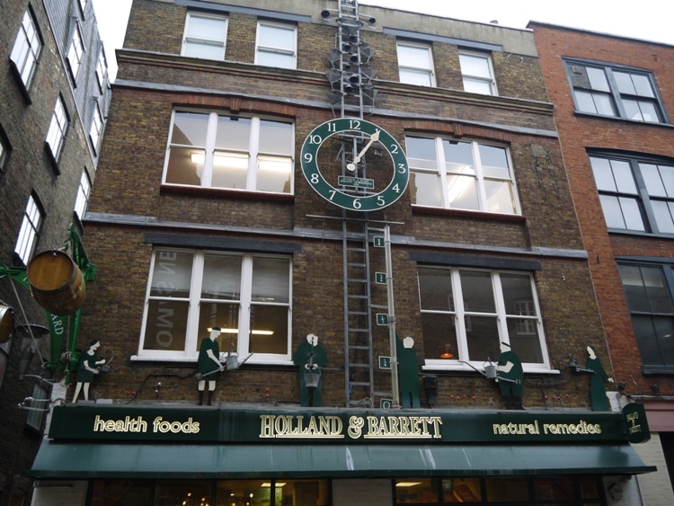 Covent Garden Water Clock, London