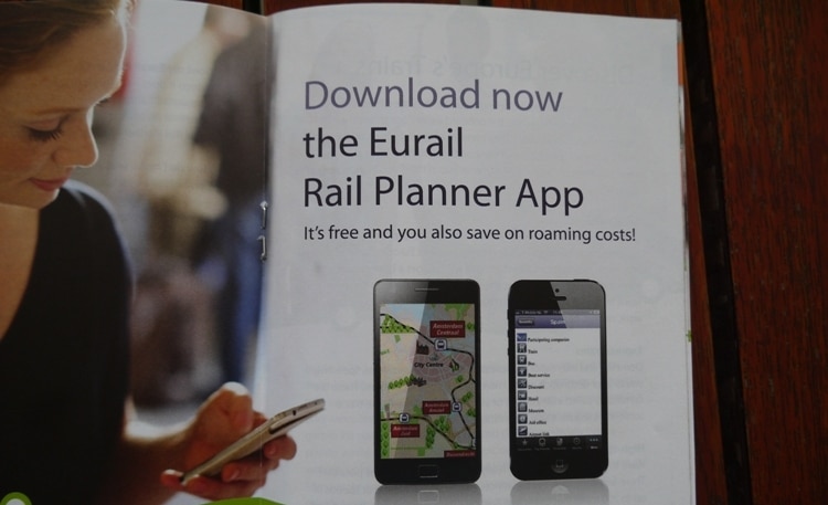 Eurail Rail Planner App