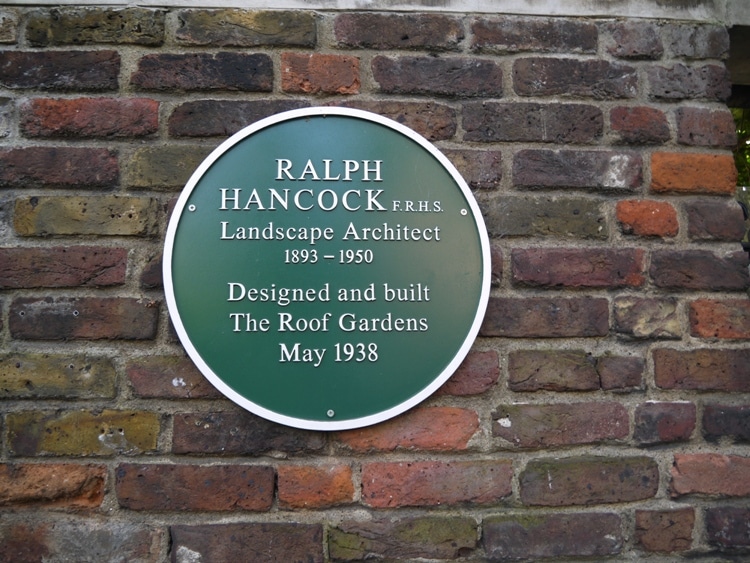 Ralph Hancock Plaque