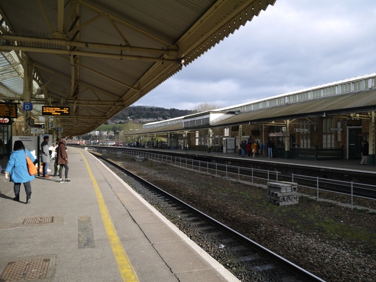 Bath Spa Train Station, England