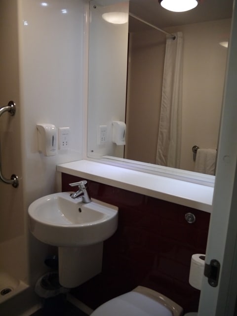 Bathroom At Covent Garden Travelodge