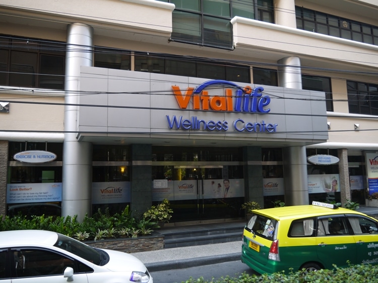 Viatallife wellness center, part of Bumrungrad hospital in Bangkok, Thailand.