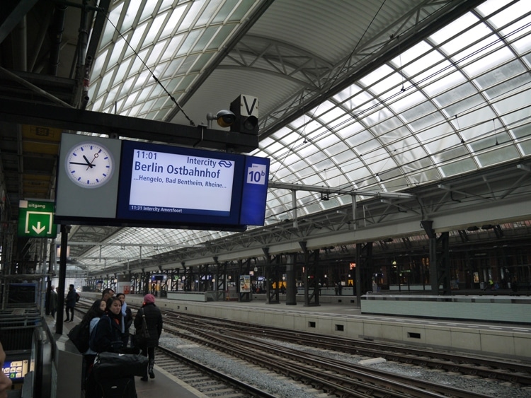 Waiting For Our Train At Amsterdam Centraal Station