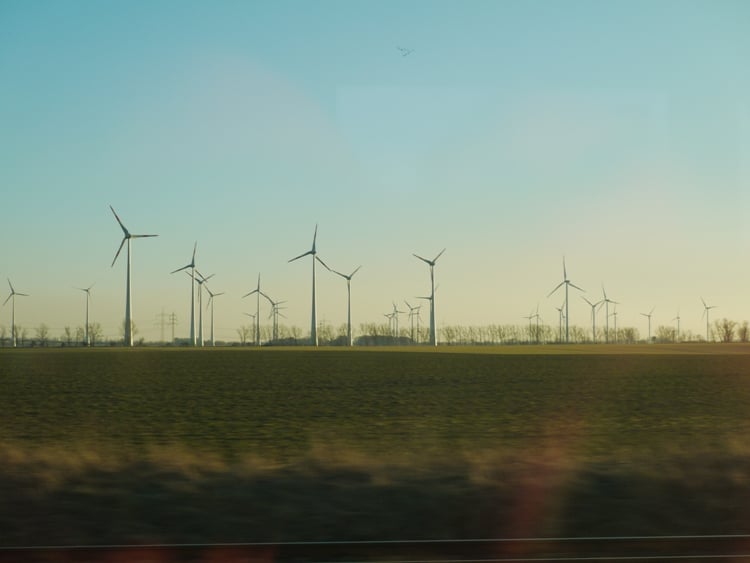 View From Amsterdam To Berlin Train