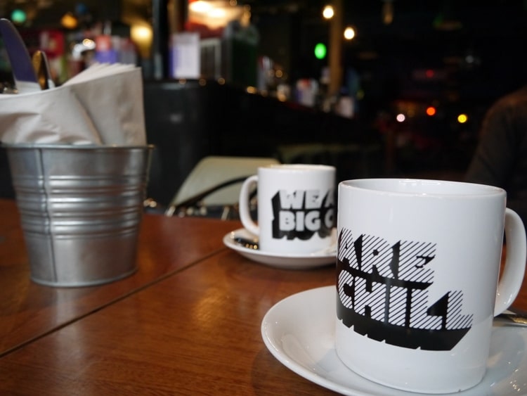 Coffees At Big Chill House, Kings Cross, London