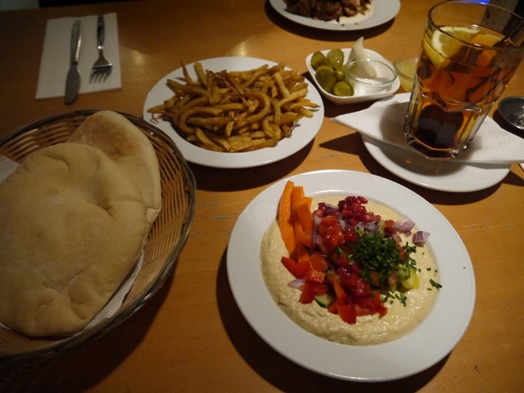 Hummus Plate At Djimalaya, Mitte, Berlin