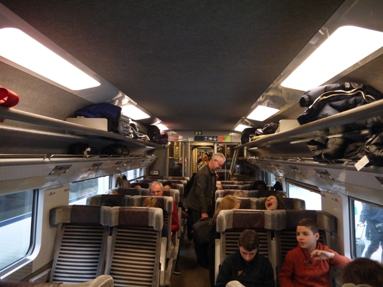 Our Eurostar Carriage