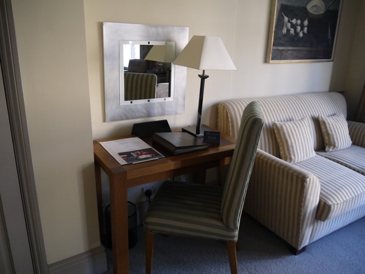 Desk & Sofa At The Old Bank Hotel, Oxford