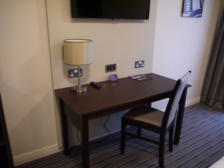 Desk & Chair At Premier Inn, Cambridge