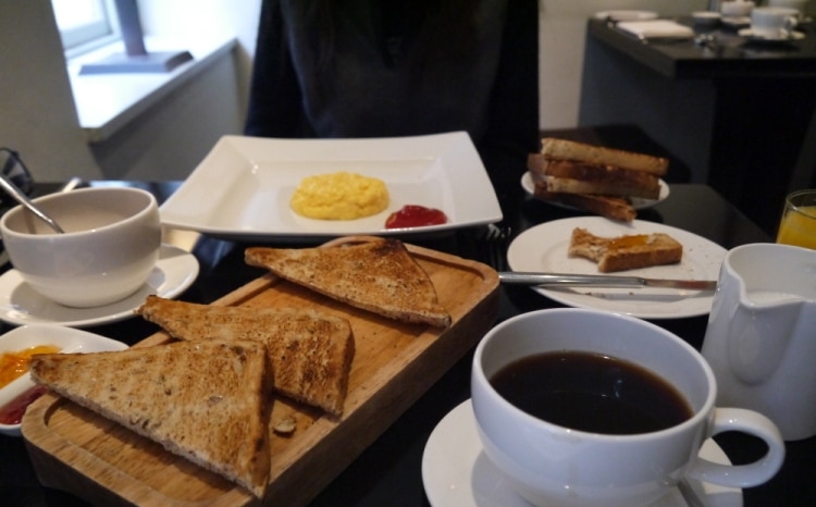 Scrambled Eggs & Toast At Queensberry Hotel, Bath