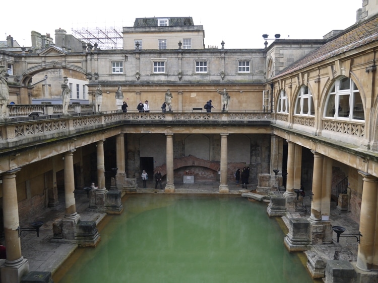 The Great Bath As Seen From The Terrace
