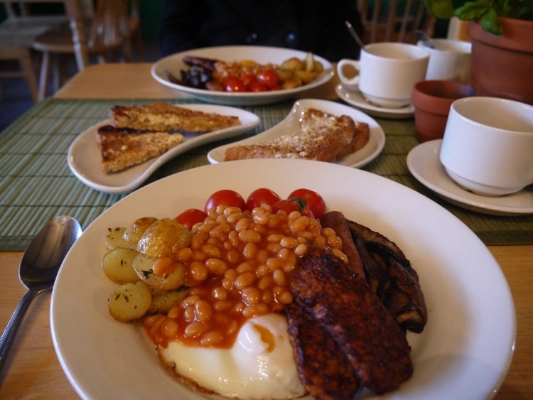 Veggie Breakfast At Samphire Brasserie, Plymouth