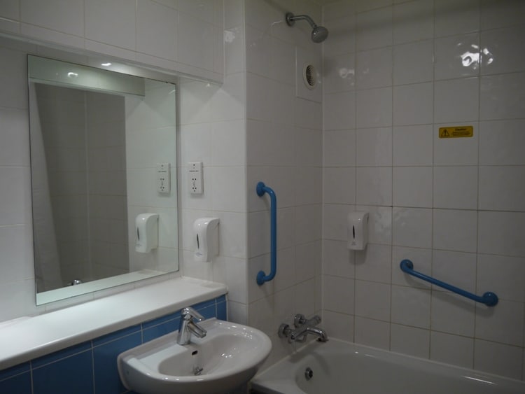 Bathroom At Travelodge, Farringdon, Central London