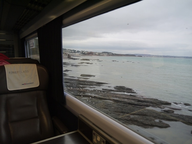 View From Train Between Dawlish & Teignmouth