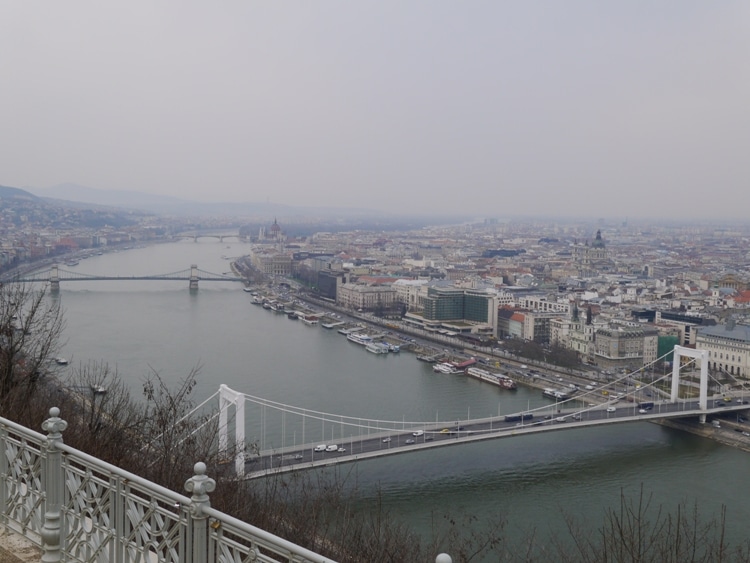 The River Danube As Seen From Gellert Hill, Budapest